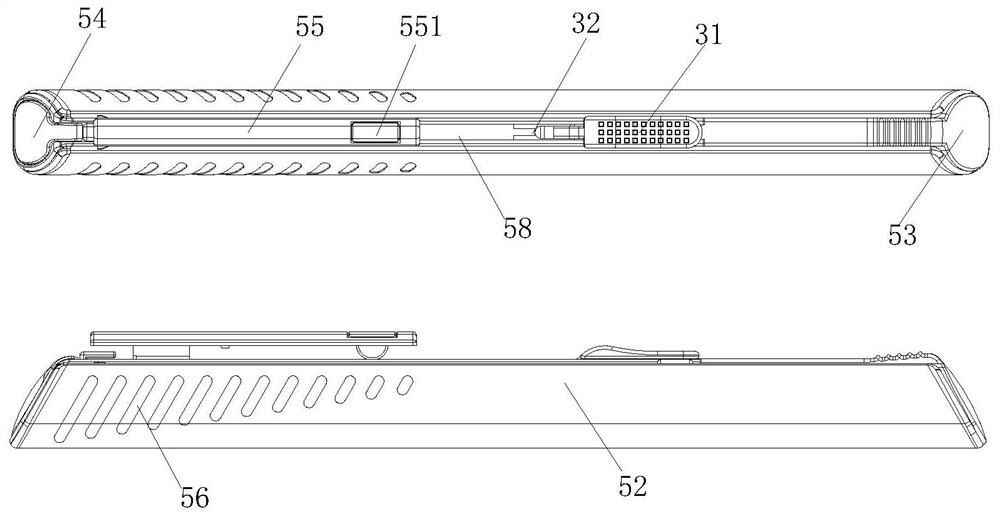 Automatic flip pen with manually-pushed refill