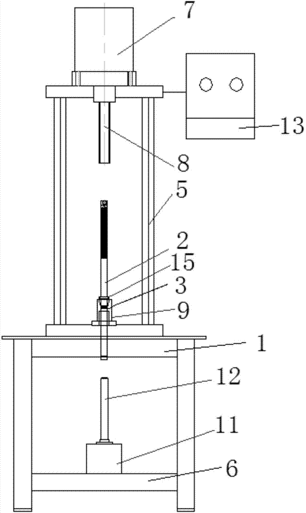 Retainer ring press-fitting device and retainer ring press-fitting method for rack shaft of pinion-and-rack type hydraulic steering gear