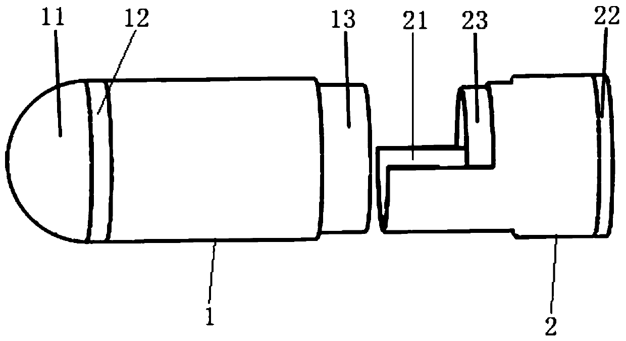 A kind of sampling device in digestive tract