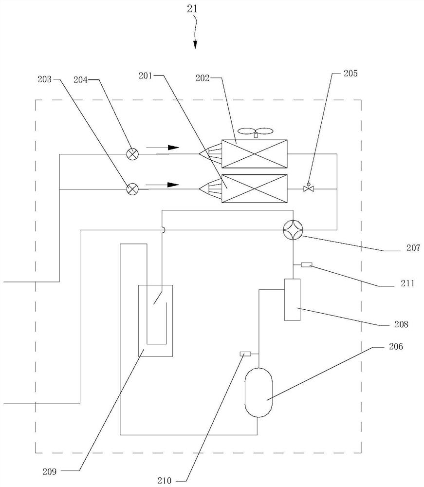 Air conditioner low temperature heating control method, device and air conditioner