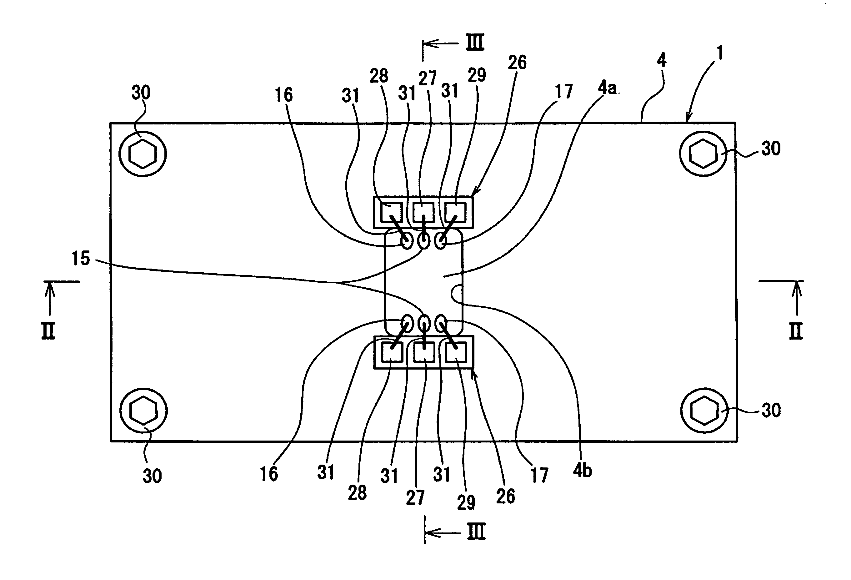 Package structure of sensor and flow sensor having the same