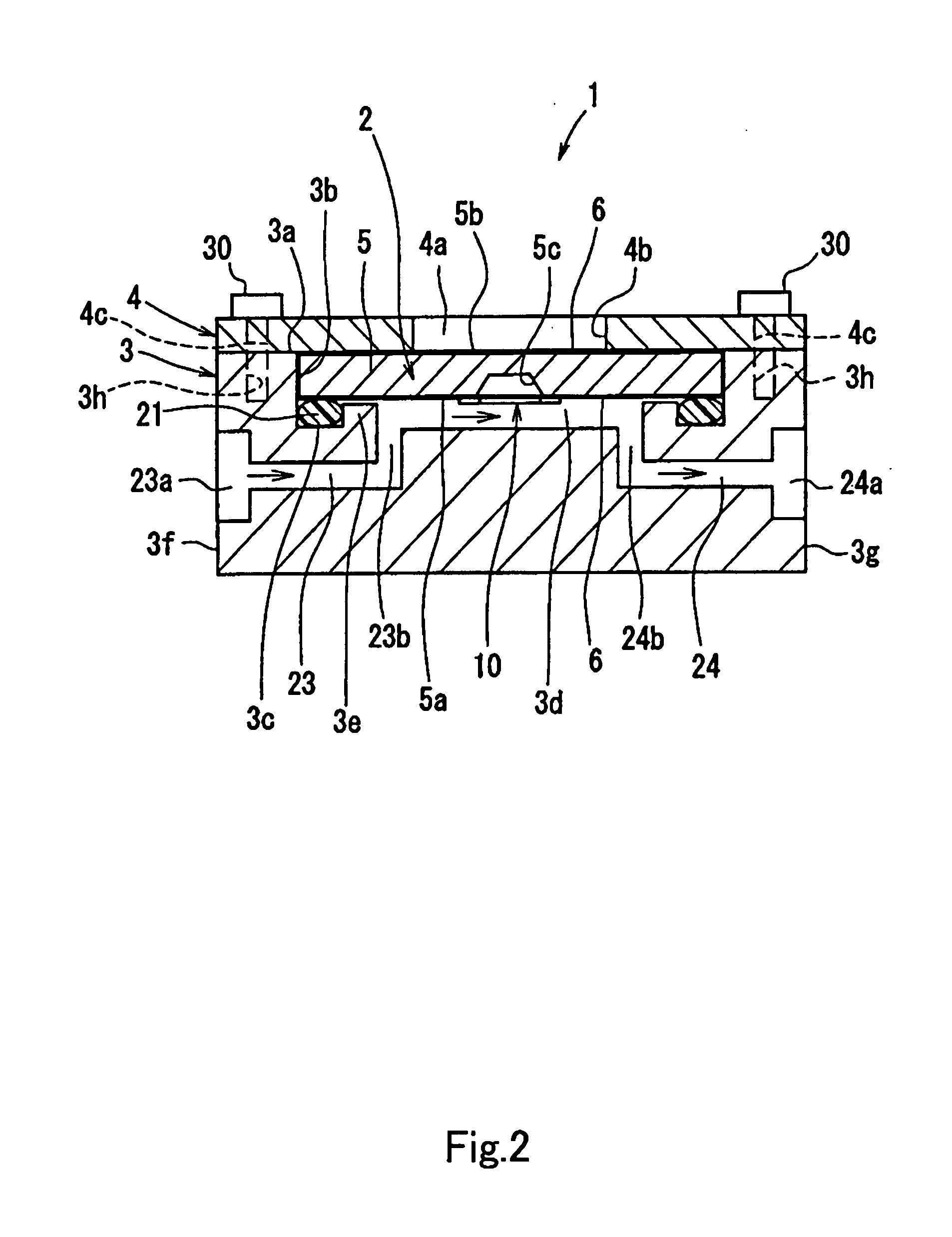 Package structure of sensor and flow sensor having the same