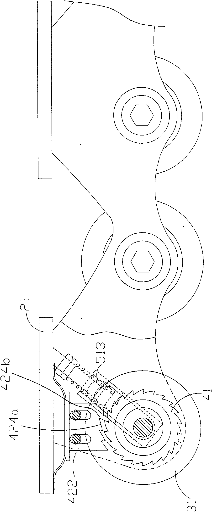 Improved structure of straight roller skate