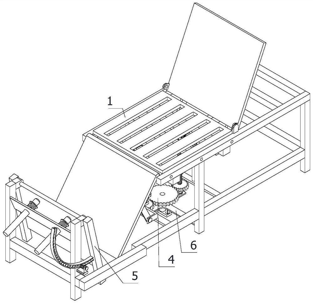 A method of using an auxiliary device for getting out of bed for a patient after an operation