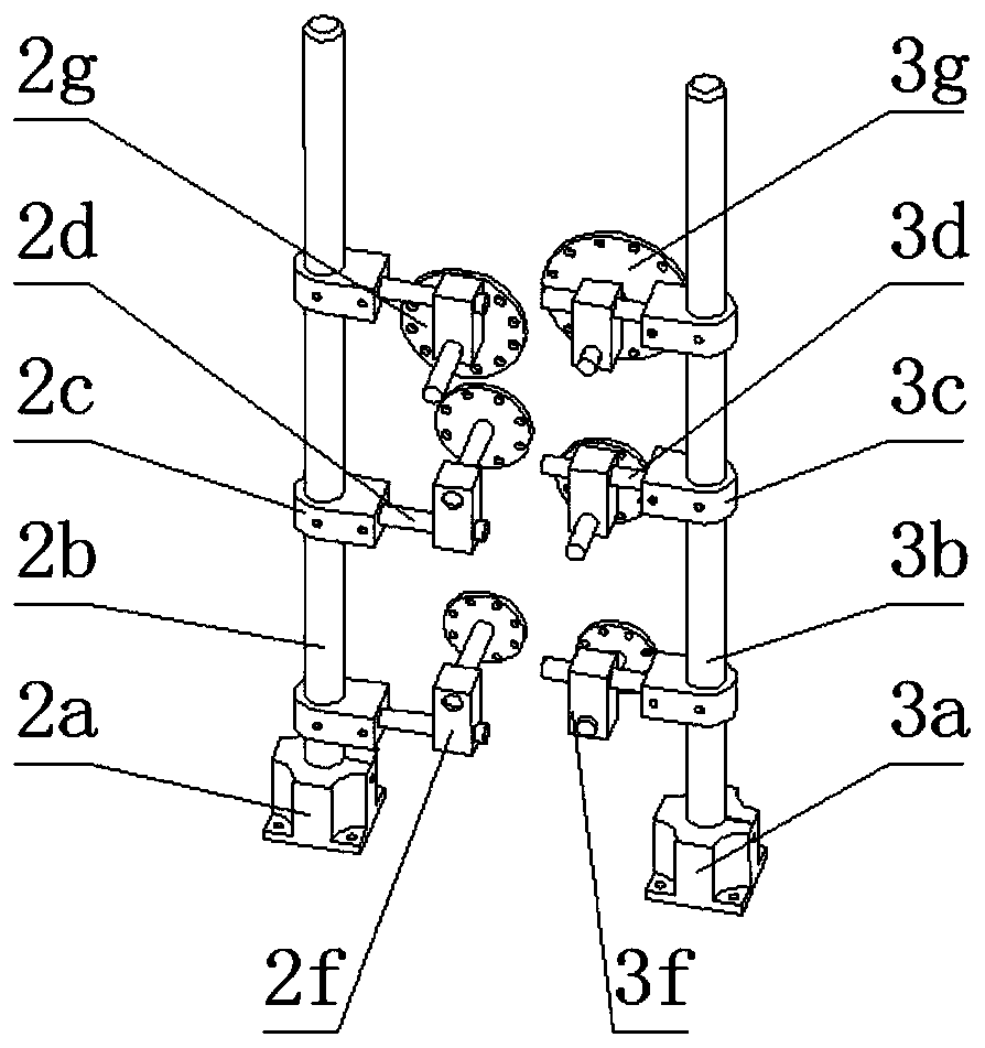 Installation device and installation method for marine diesel engine f-frame piping system