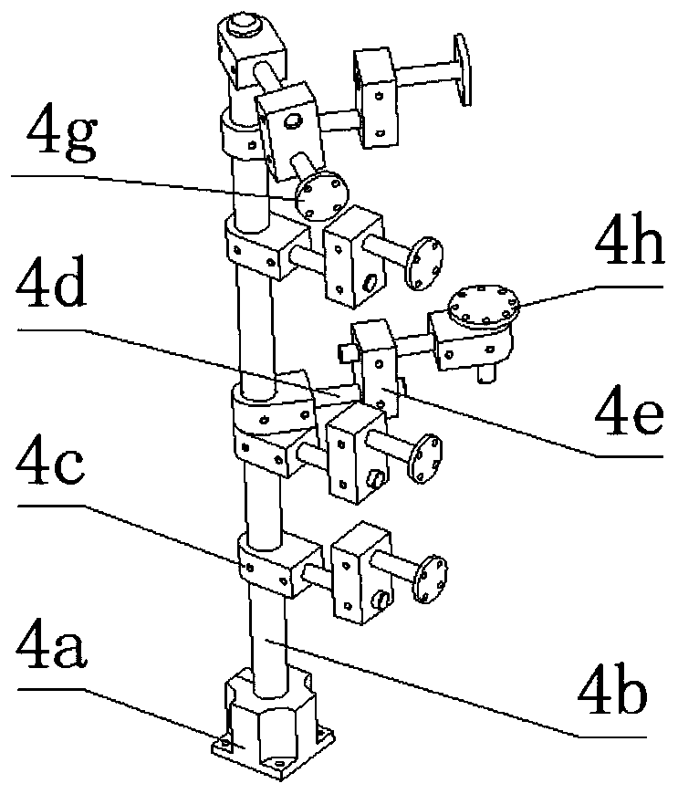Installation device and installation method for marine diesel engine f-frame piping system