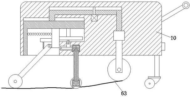 An energy-saving anti-seepage membrane covering equipment