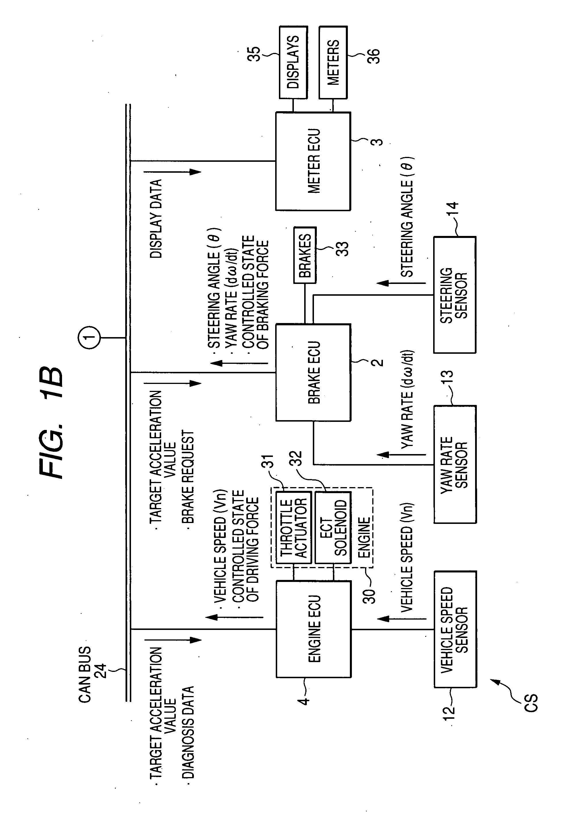 Cruise control system for determining object as target for cruise control