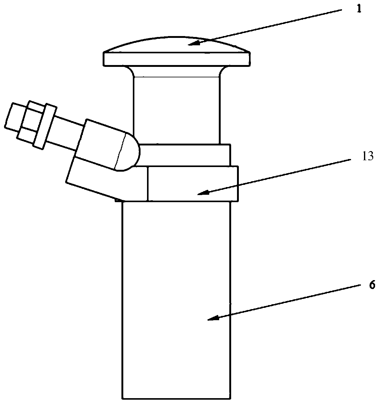 Freight train dowty retarder based on ball screw mechanism