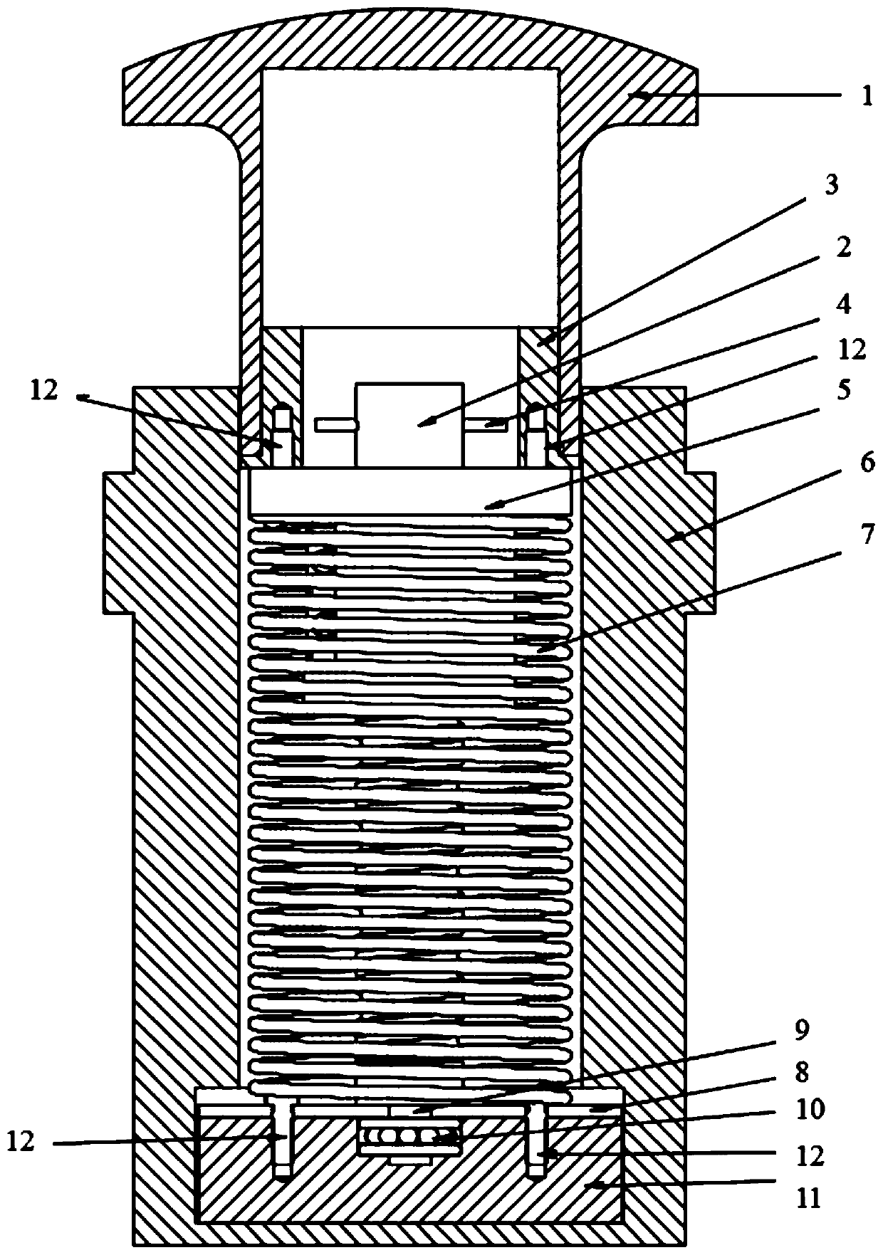 Freight train dowty retarder based on ball screw mechanism