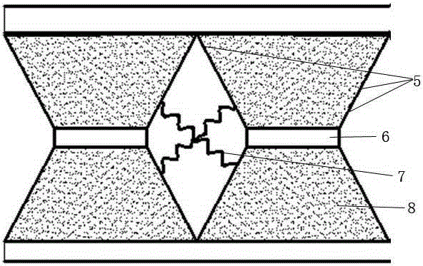 An offshore platform bulkhead structure with anti-explosion, fire prevention, insulation and noise reduction