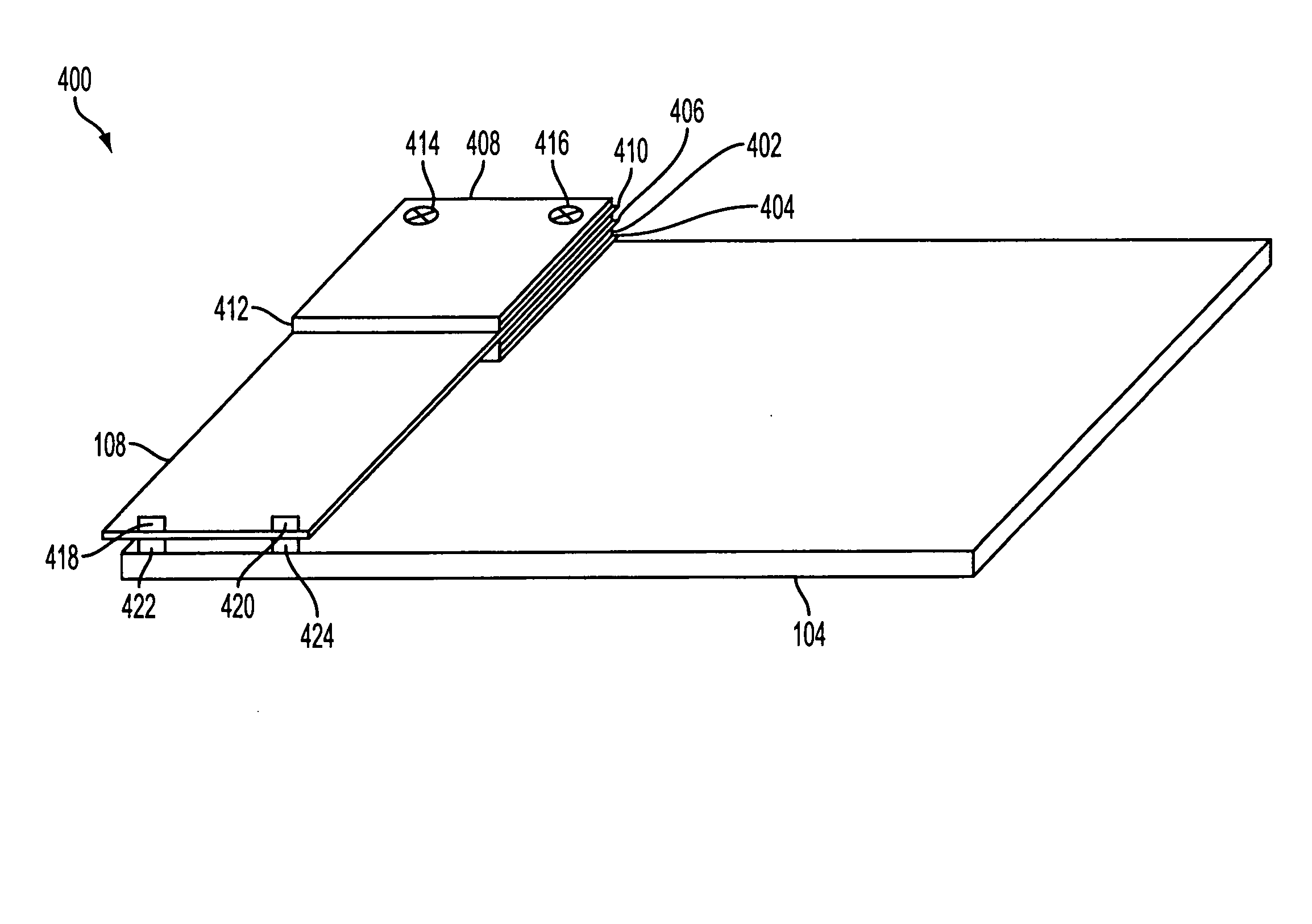 System and method for Advanced Mezzanine Card connection