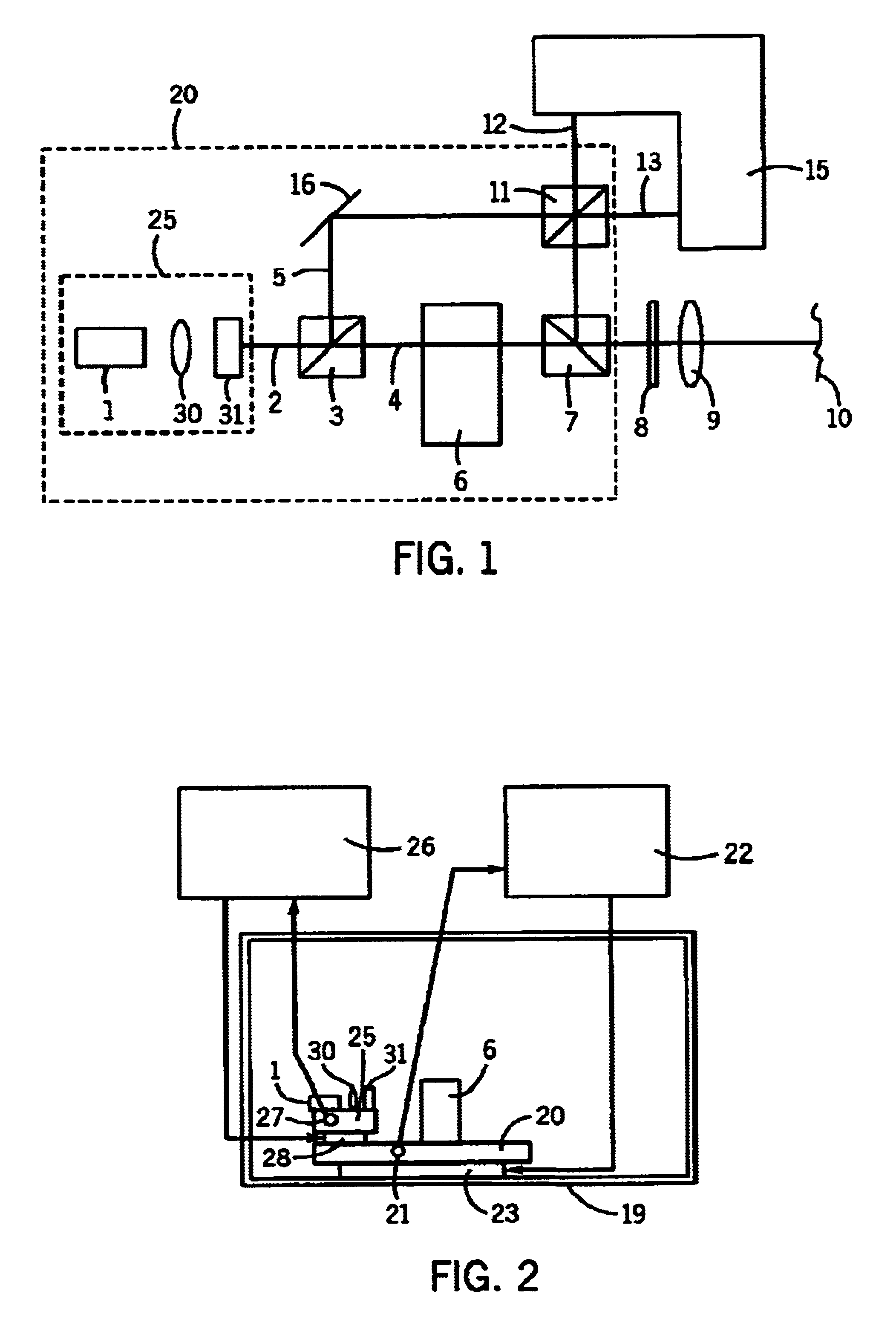 Device for the non-contacting measurement of an object to be measured, particularly for distance and/or vibration measurement