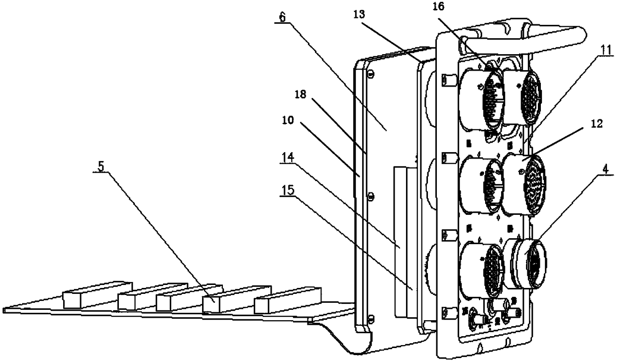 Rigid-flexible combined I/O modular device