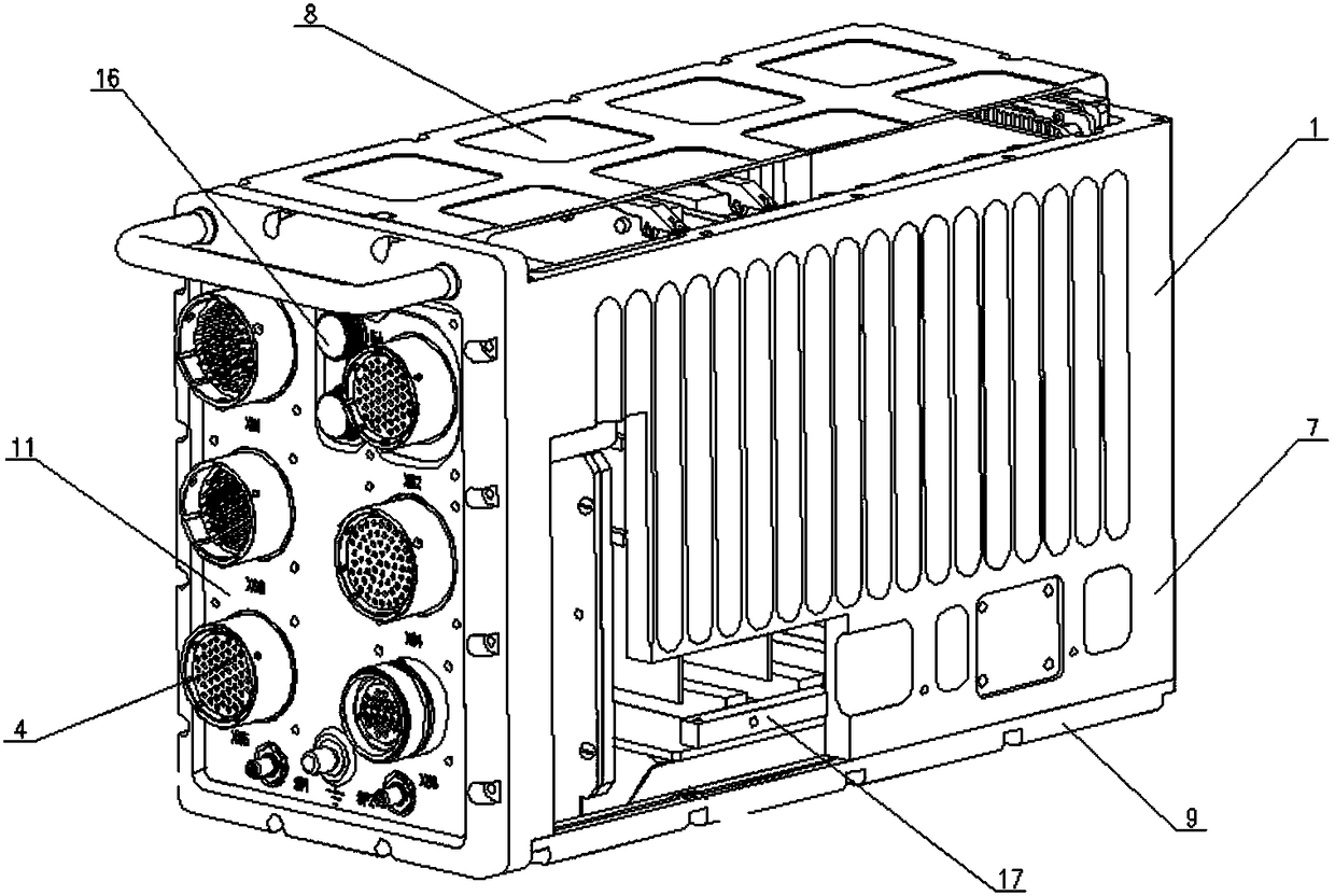 Rigid-flexible combined I/O modular device