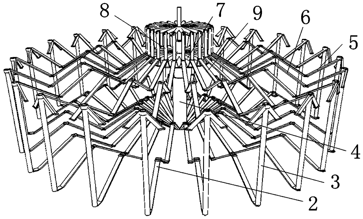 Folding-type yurt