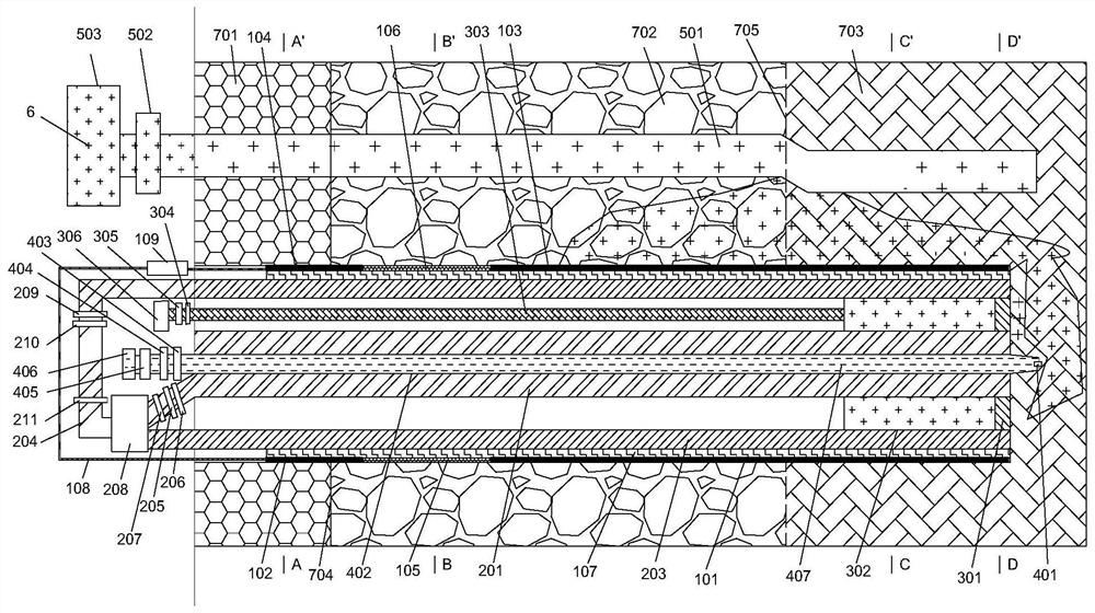 Method for diagnosing and repairing low-temperature unfrozen defect caused by soft and hard interface freezing pipe fracture