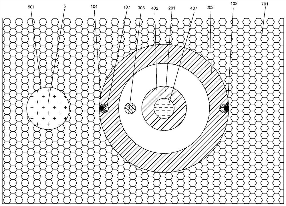 Method for diagnosing and repairing low-temperature unfrozen defect caused by soft and hard interface freezing pipe fracture