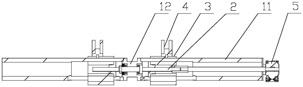 PI film transverse drawing machine and track adjusting mechanism