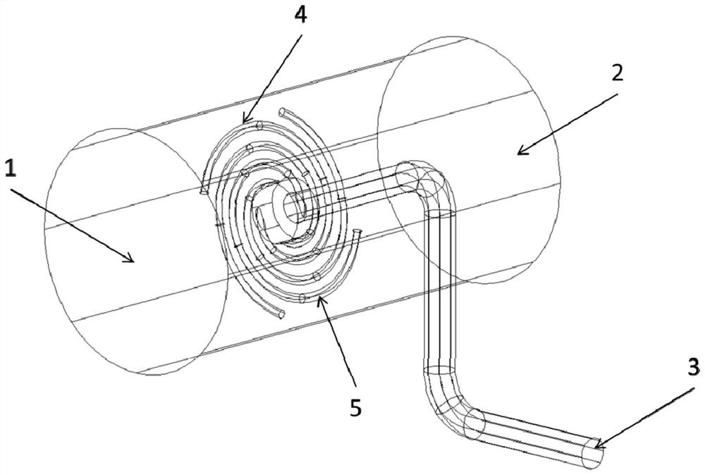 Static mixer for ethylene and oxygen