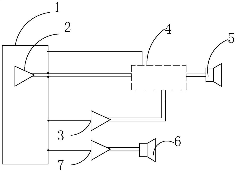 Loudspeaker driving method and circuit for mobile equipment