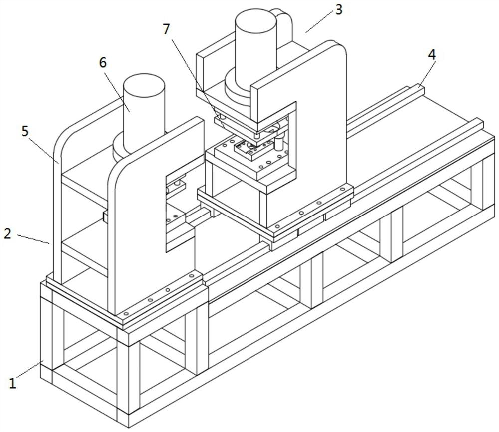 Supporting iron numerical control integrated forming machine