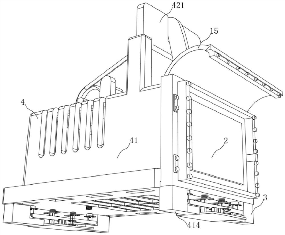 Novel openable waterproof mouse baffle for power distribution room