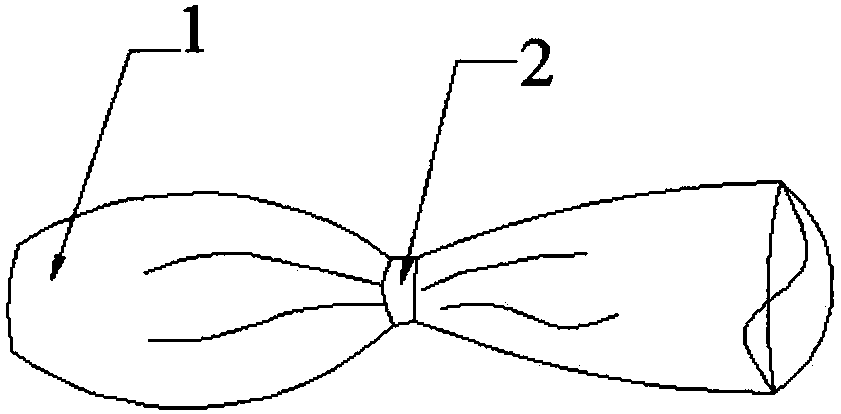 Submarine pipeline suspended section slinging treatment method and sand bag tool used by same