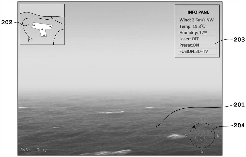 Enhanced synthetic vision system suitable for offshore operation