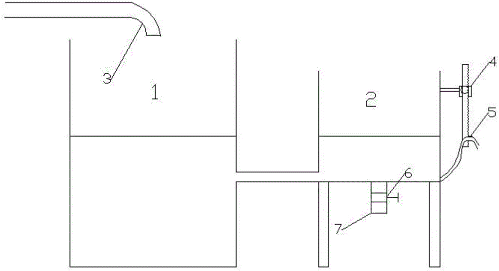 Flow velocity and service life testing method for static pressure filter element