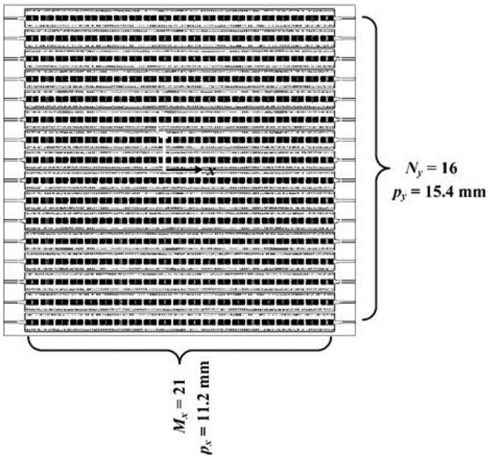 2D array electric scanning antenna and scanning method thereof