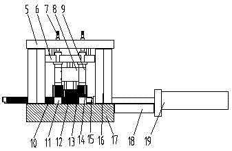 Positioning fixture structure for automatically correcting gear transmission