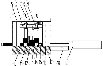 Positioning fixture structure for automatically correcting gear transmission