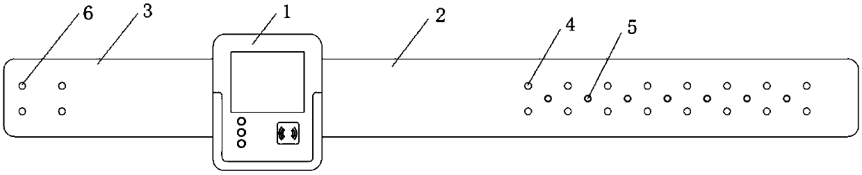 Anti-dismantling device for positioning bracelet