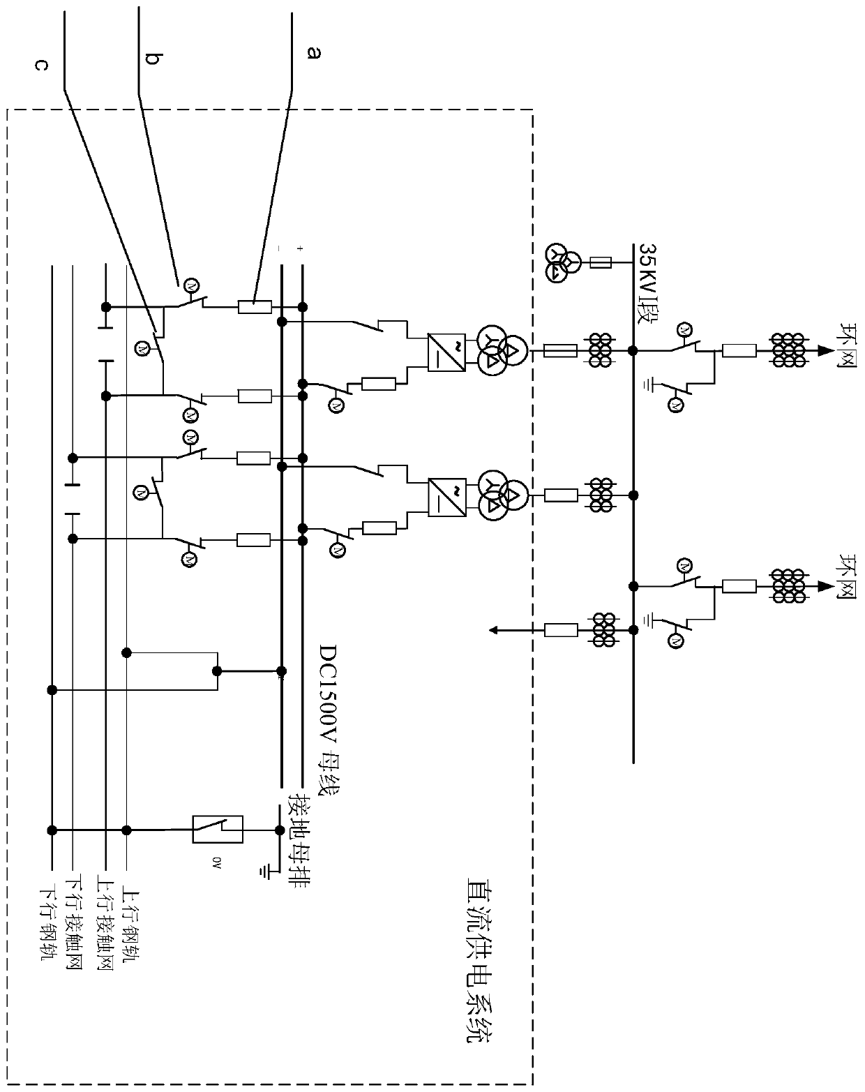 Urban rail transit direct-current traction power supply isolation switch interlocking system and method