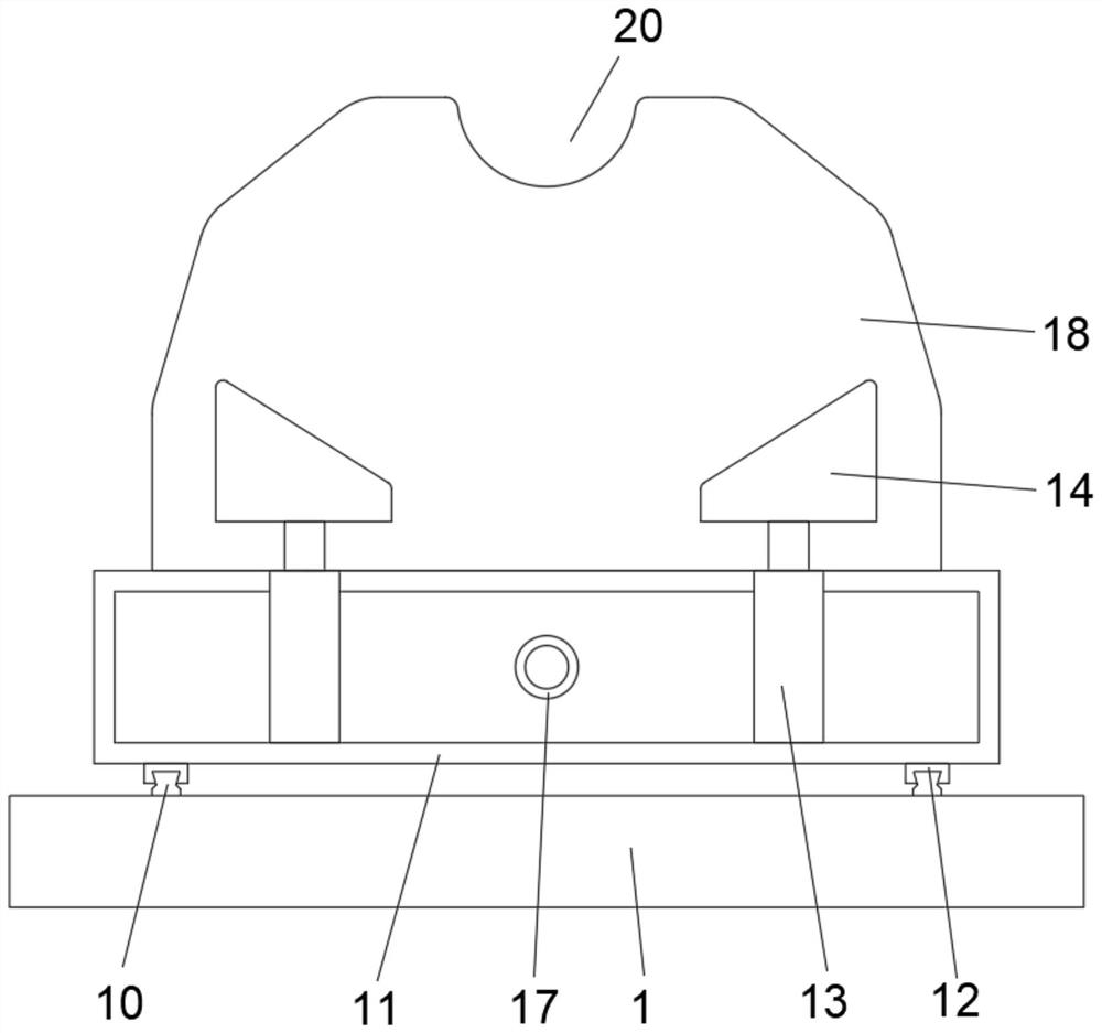 Galvanized belt packaging and discharging device