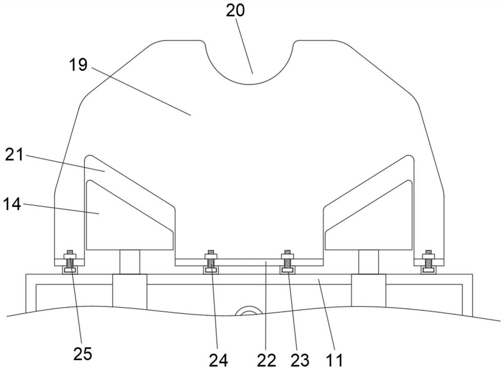 Galvanized belt packaging and discharging device