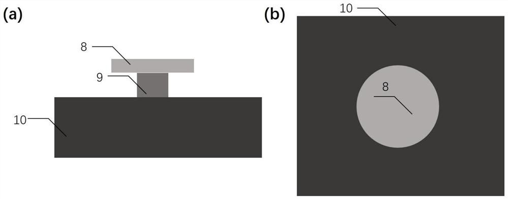 Single-mode micro laser based on single echo wall mode optical microcavity and implementation method
