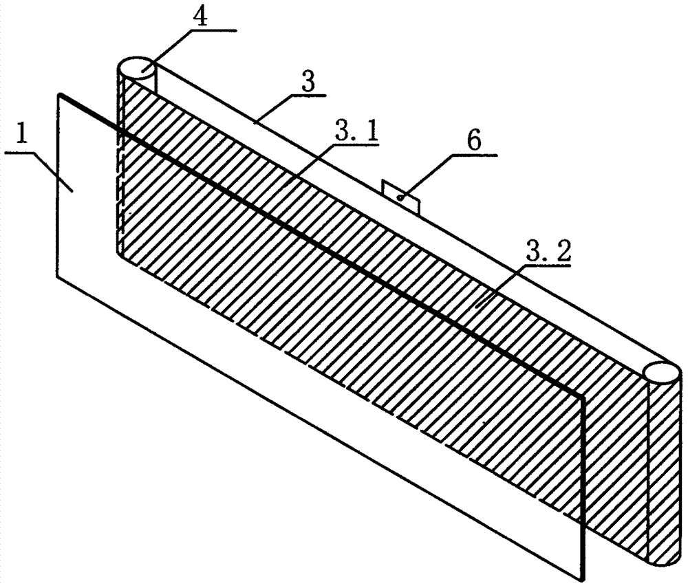 Control method of blackboard projection device for teaching