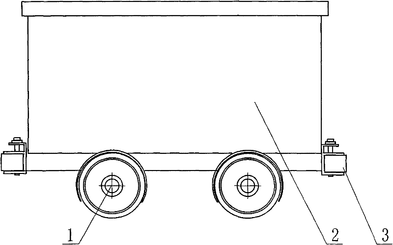 Inclined roadway anti-running car tramcar