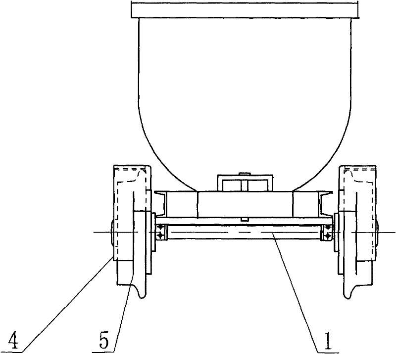 Inclined roadway anti-running car tramcar