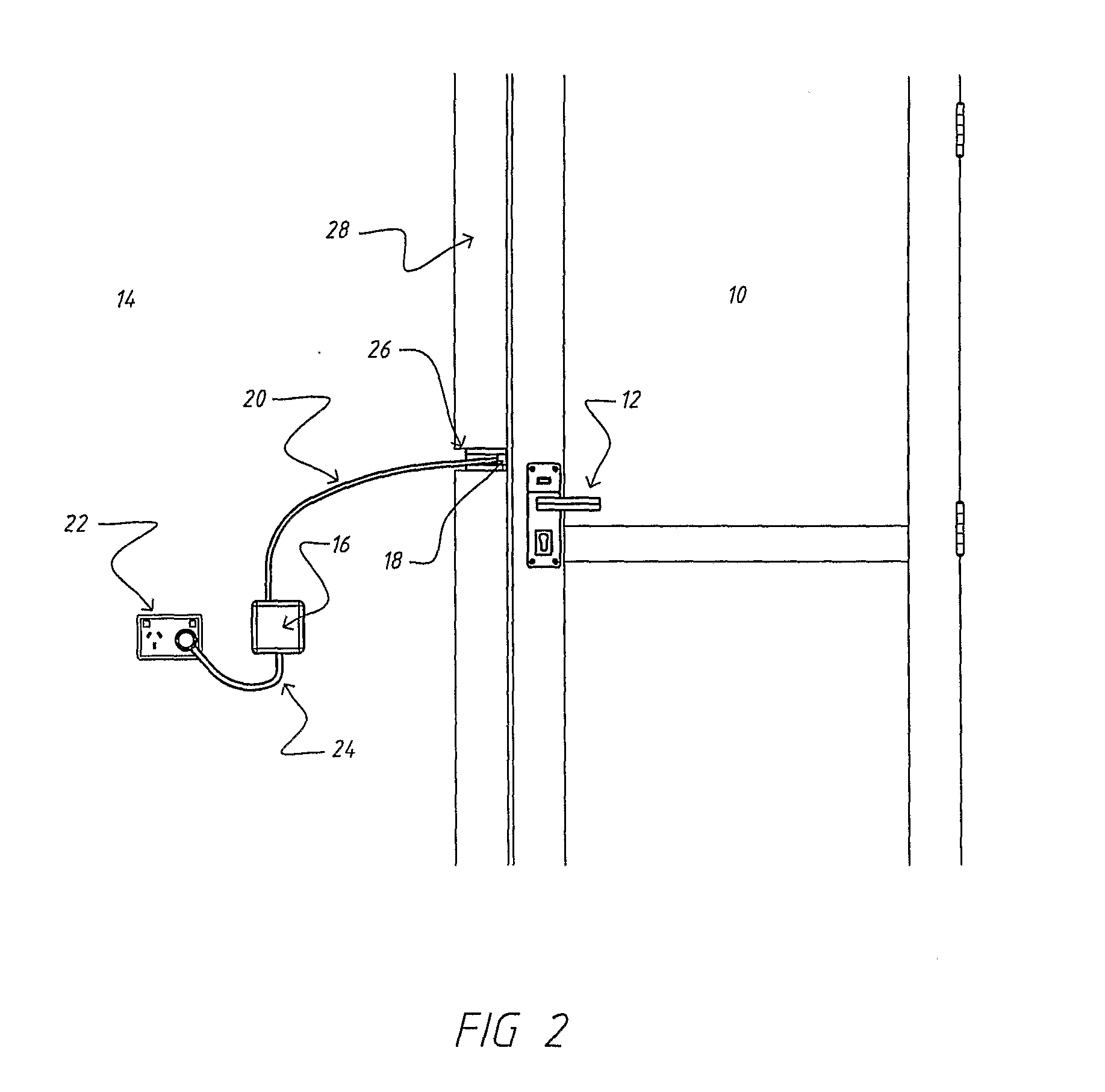 Lock Arrangement and a Method of Providing Power to a Lock