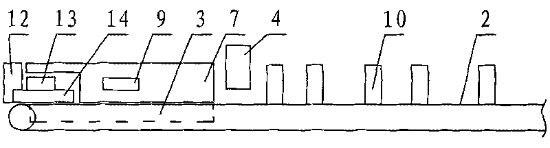 Tray loading structure for cylindrical workpieces