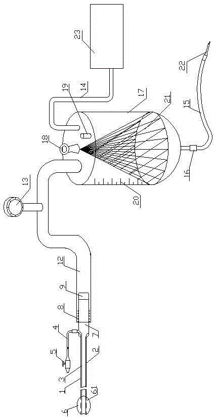 Venous-thrombus aspiration device and aspiration system using same