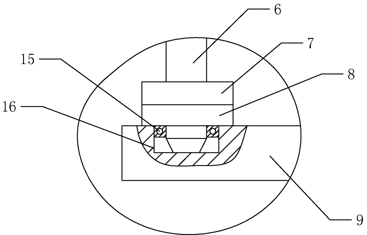 Station switching device for processing interior doors