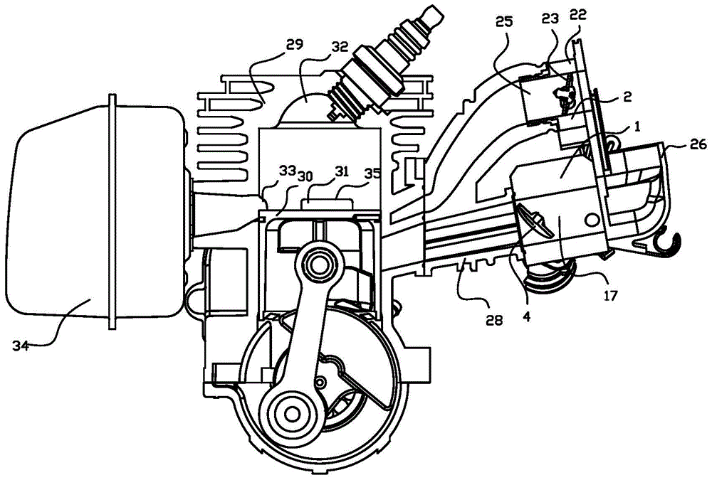 Carburetor with air passage