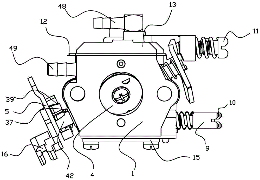 Carburetor with air passage