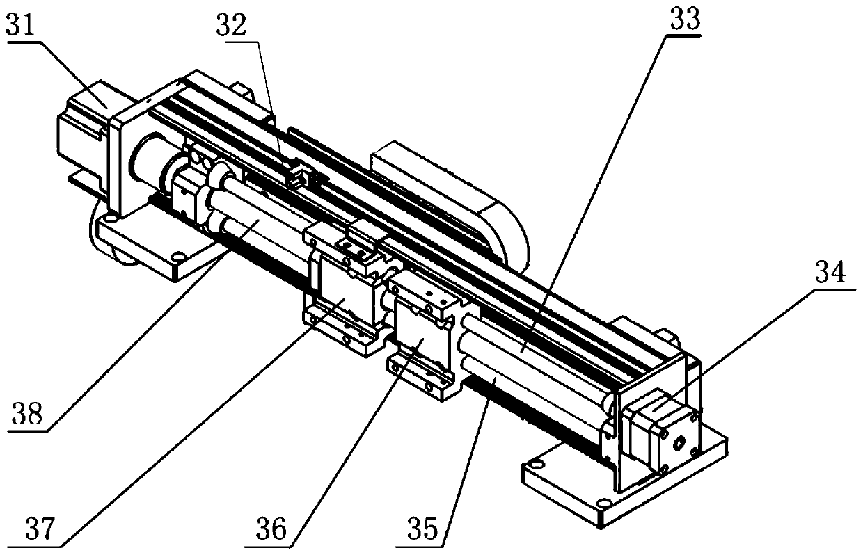 A composite additive manufacturing equipment for continuous fiber thermoplastic material structural parts