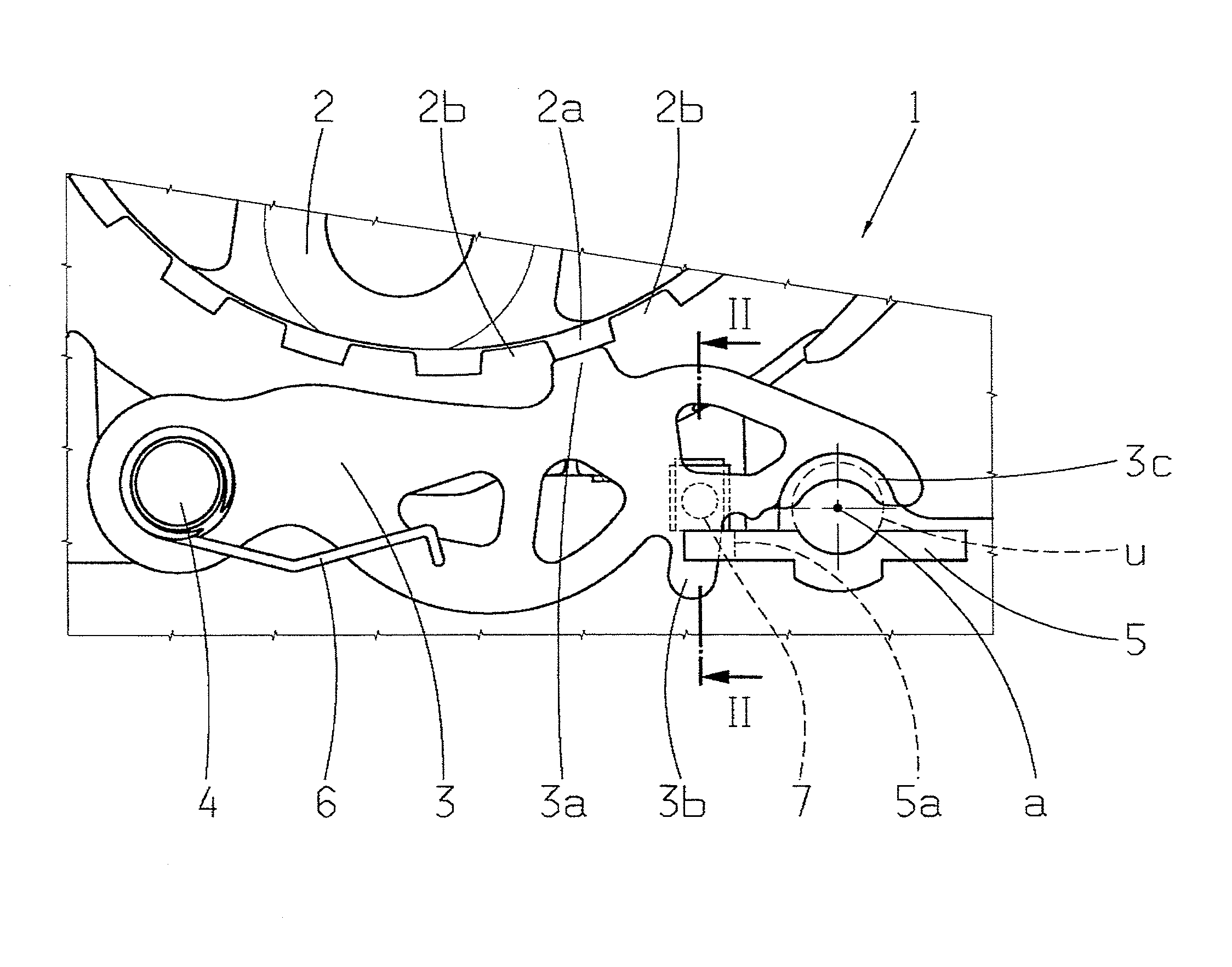 Parking lock device for an automatic transmission of a motor vehicle