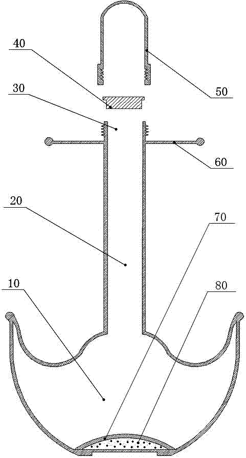 Non-toppling beverage bottle